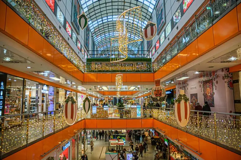 Interior View of A Shopping Mall